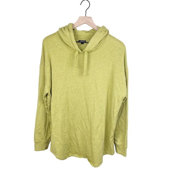 Torrid Relaxed Ultra Soft Fleece Drop Shoulder Hoodie Pea Green Yellow Size 1X - Picture 3 of 9